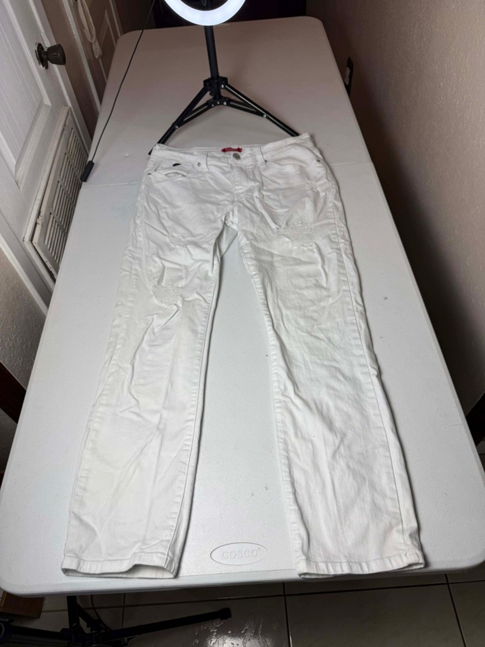 Used GUESS DREXEL SKINNY FIT MEN JEANS 34 X 30 White
Denim